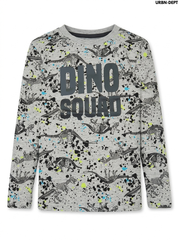 Kids' Dino Squad Graphic Long-Sleeve Top