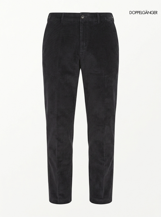 Doppelganger Men's Comfort Fit Velvet Trousers