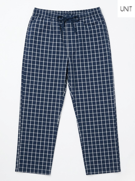 UNIT Nightwear Relaxed Fit Cotton Trouser