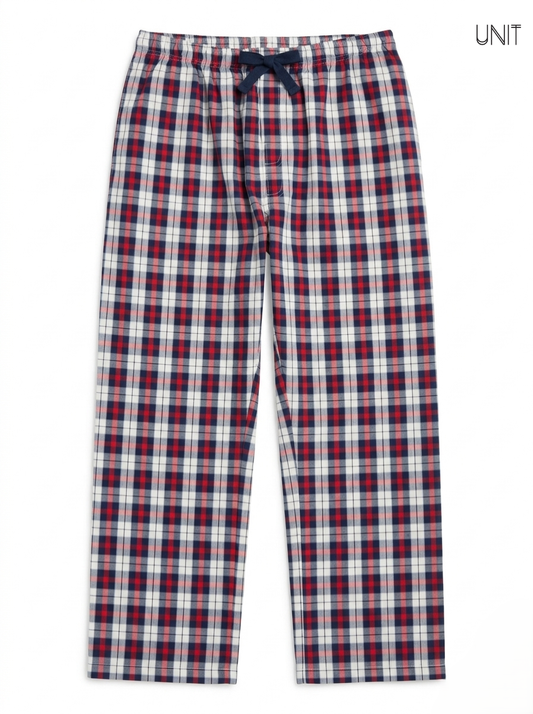 UNIT Nightwear Relaxed Fit Cotton Trouser