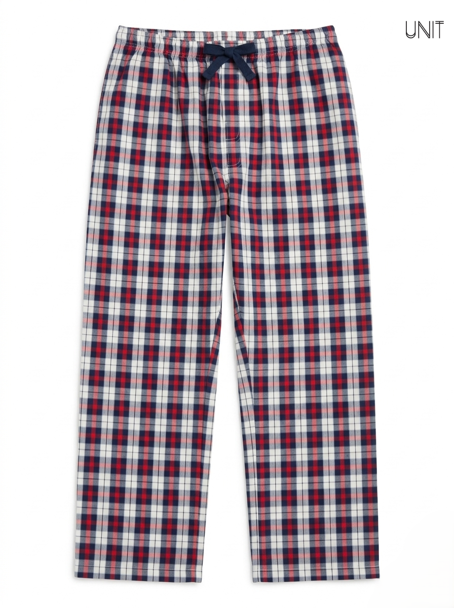 UNIT Nightwear Relaxed Fit Cotton Trouser