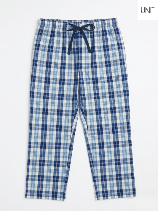 UNIT Nightwear Relaxed Fit Cotton Trouser