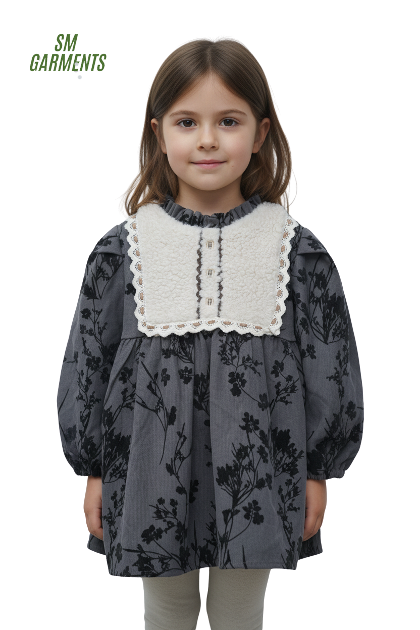 GIRLS PRINTED DRESS