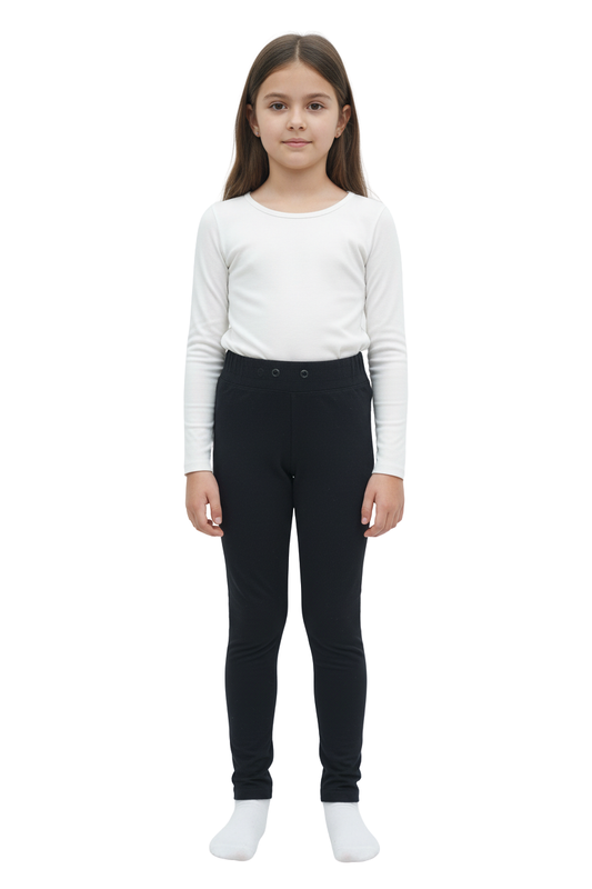 PB GIRLS BASIC BLACK TROUSER