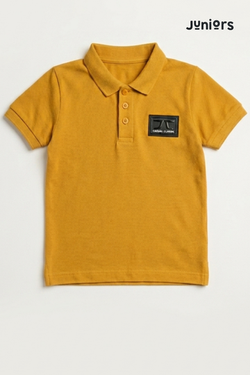 JUNIOR Boys Badge Polo Shirt