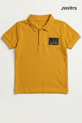 JUNIOR Boys Badge Polo Shirt