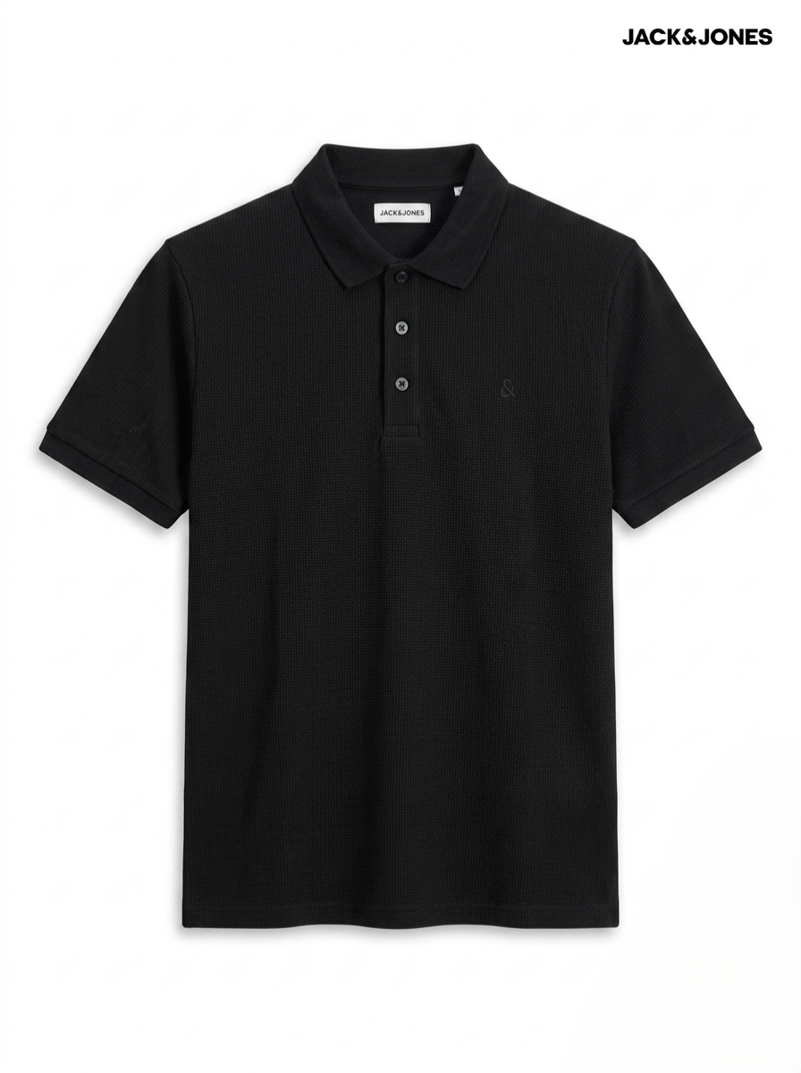 Men's Piqué Polo Shirt – Black