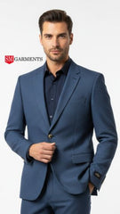 مینز سلم فٹ پرنٹ شدہ پریمیم بلیزر مختصر لمبائی