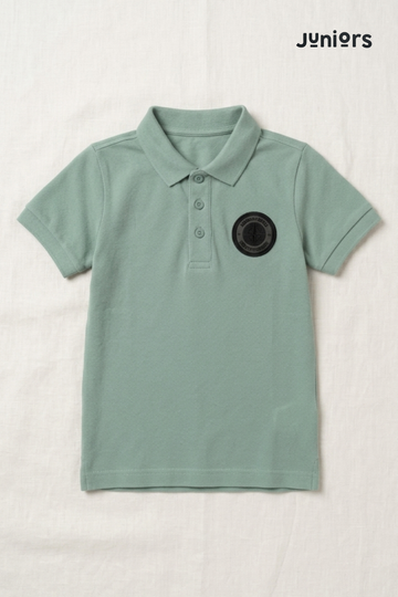 JUNIOR Boys Badge Polo Shirt