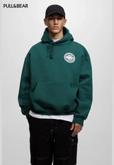 PULL&BEAR STWD Hoodie In Green