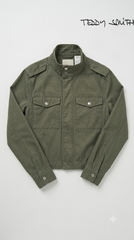 TEDDY SMITH WOMENS DOUBLE POCKET DENIM JACKETS