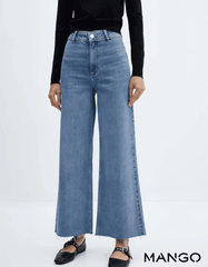 MANGO Catherin Culotte High-Rise Jeans