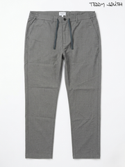 Teddy Smith Men's Grey Slim-Fit Drawstring Trousers
