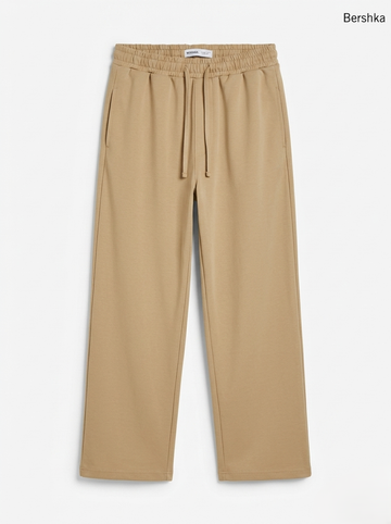 Bershka Straight-Leg Drawstring Lounge Pants