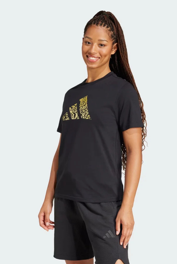 Women Tech Metallic Graphic Tee