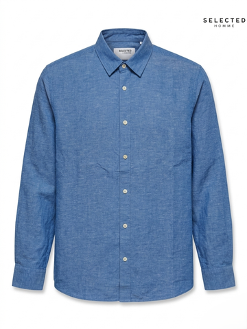 Selected Homme Men Cotton Shirt