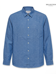 Selected Homme Men Cotton Shirt
