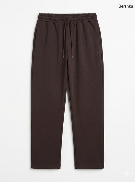 Bershka Straight-Leg Drawstring Lounge Pants