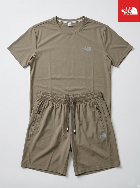 North Face Men's Activewear Performance T-Shirt and Shorts Set