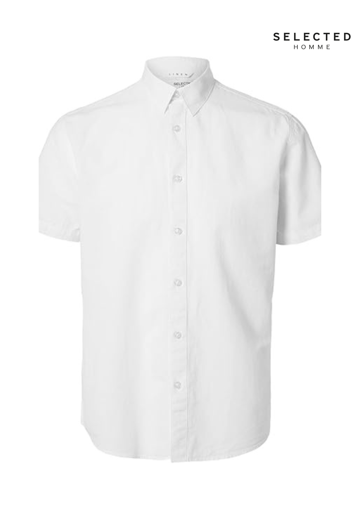 Selected Homme Men Linen Shirt