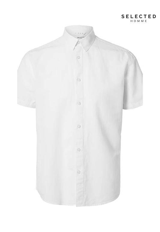 Selected Homme Men Linen Shirt