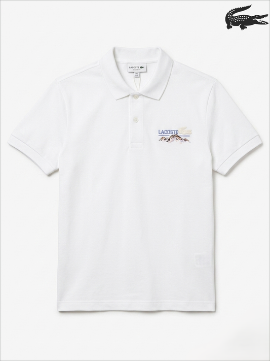 Lacoste Men's Mountain Embroidery Piqué Polo Shirt