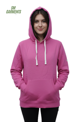 NGS WOMENS BASIC PINK HOODIE