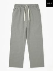 M&S Nightwear Relaxed Fit Cotton Trouser