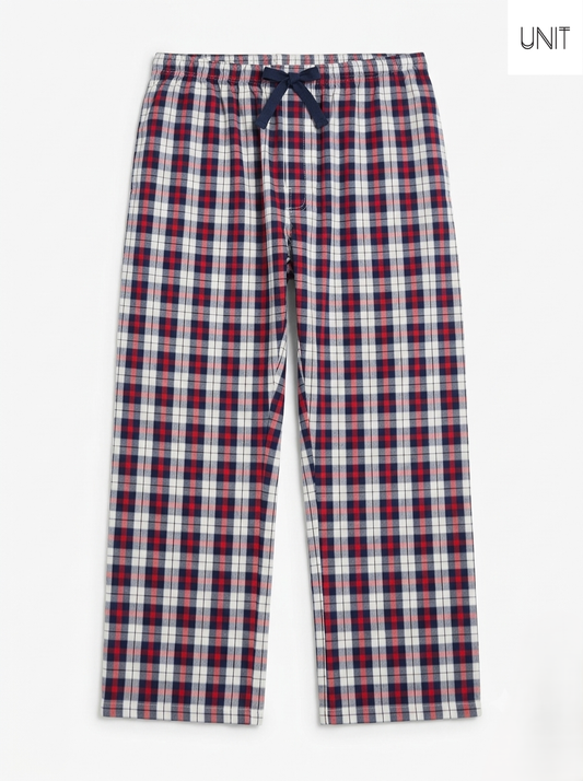 UNIT Nightwear Relaxed Fit Cotton Trouser