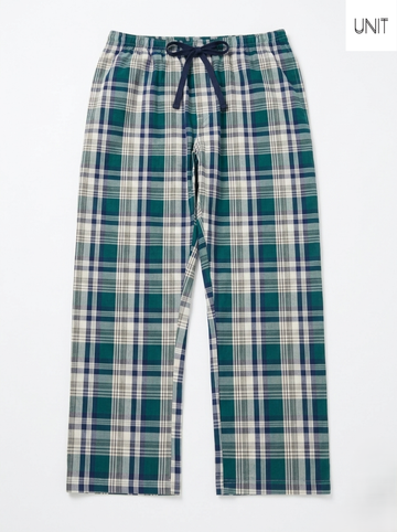 UNIT Nightwear Relaxed Fit Cotton Trouser