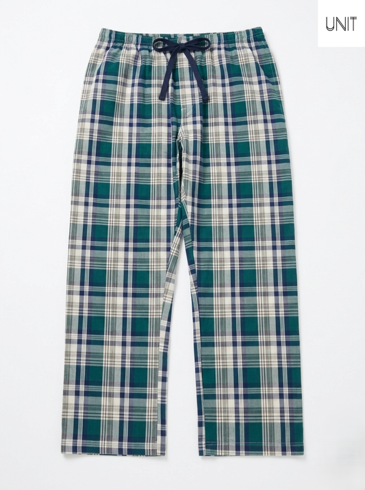 UNIT Nightwear Relaxed Fit Cotton Trouser