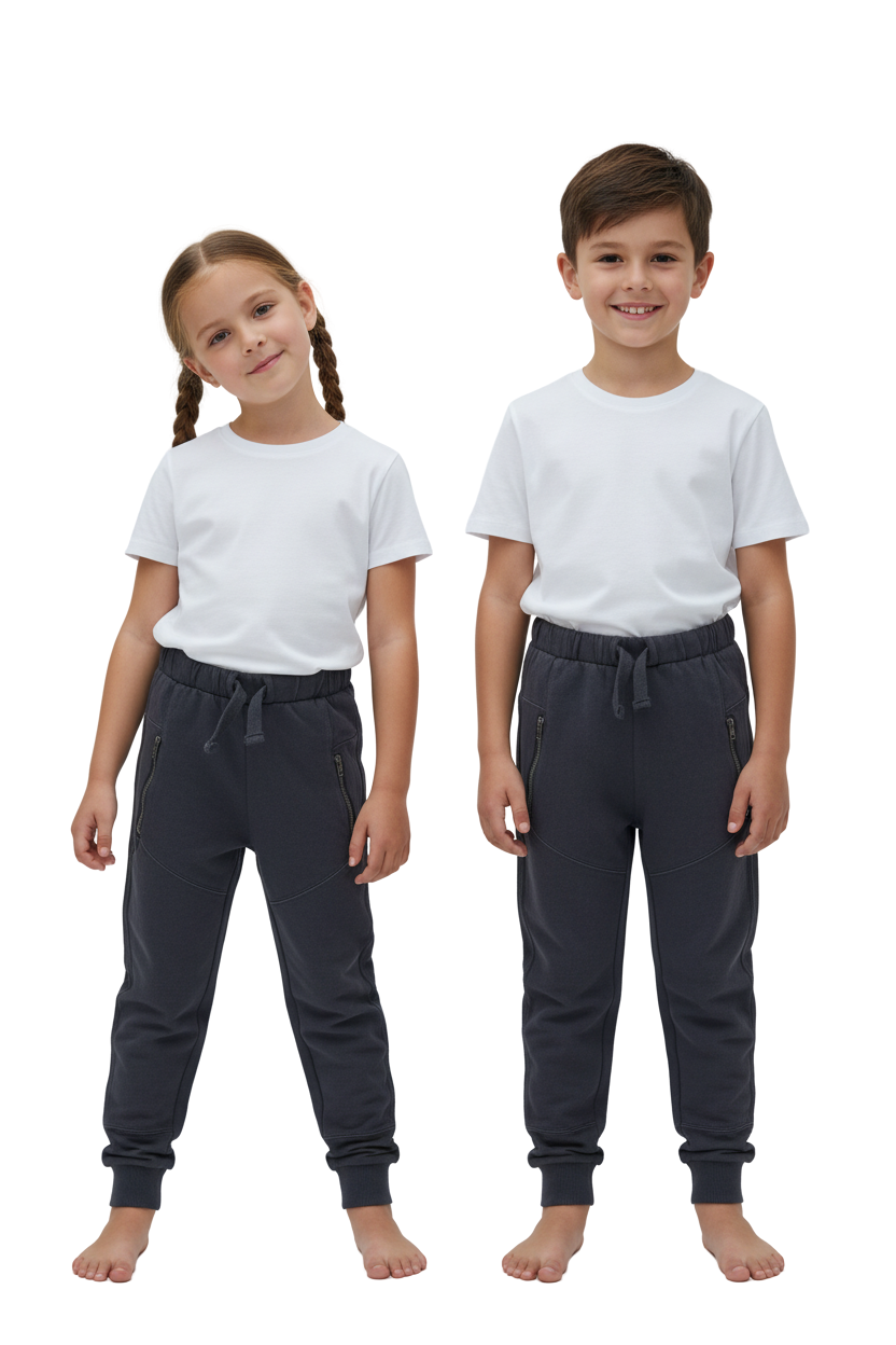 ZR KIDS BASIC GRAY TROUSER