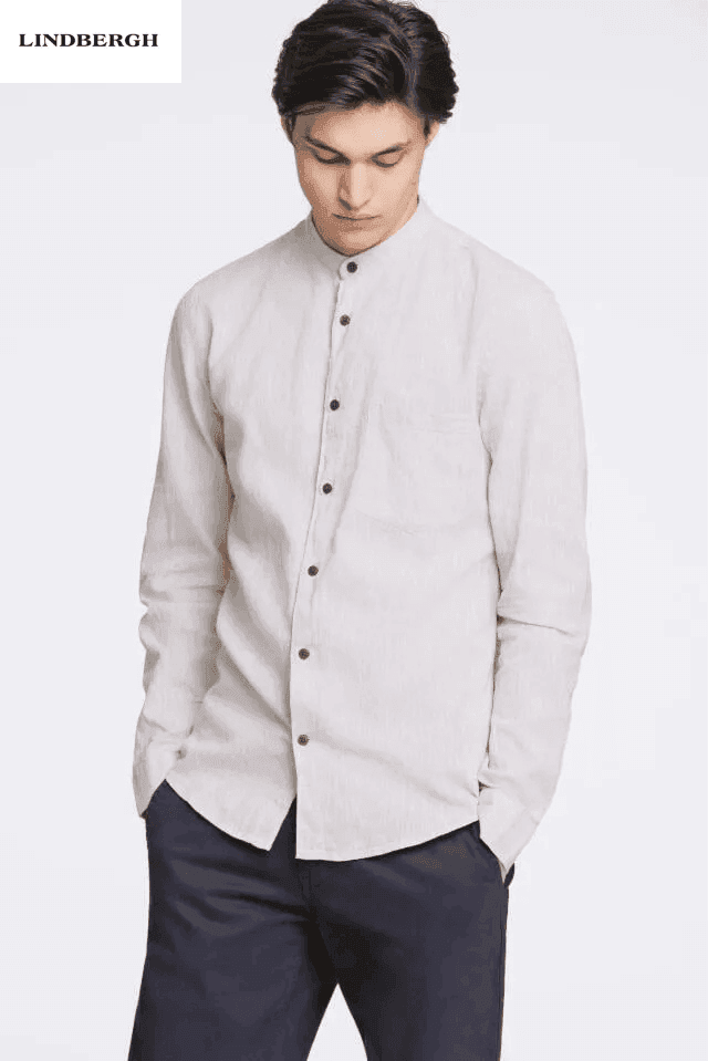 LINDBERGH Linen shirt Slim fit