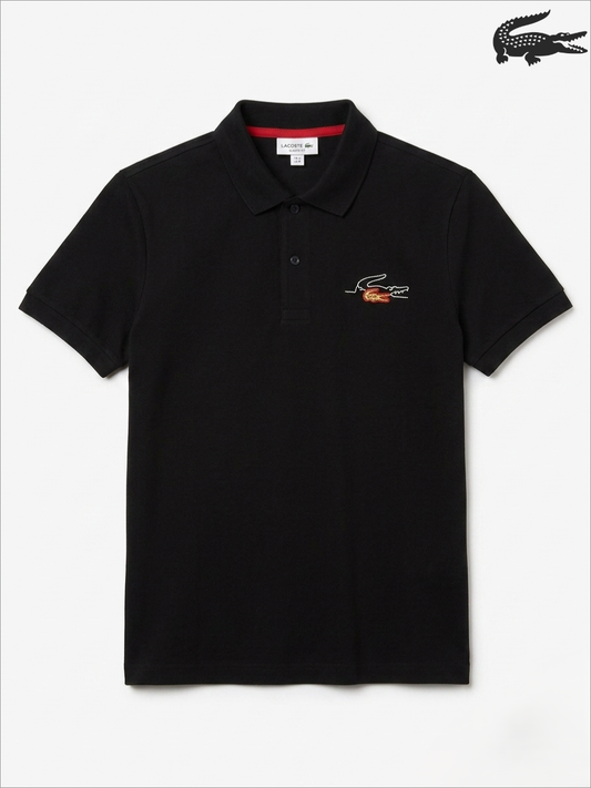 Lacoste Men's Heritage Embroidered Logo Polo Shirt