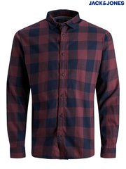 Jack & Jones Men Slim Fit Checked shirt