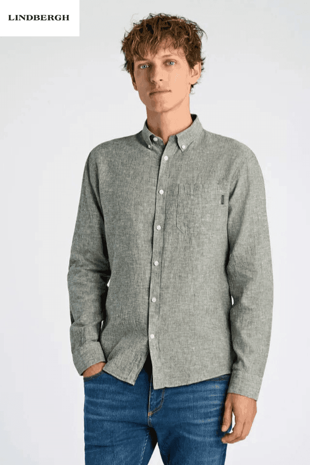 LINDBERGH LINEN SHIRT RELAXED FIT