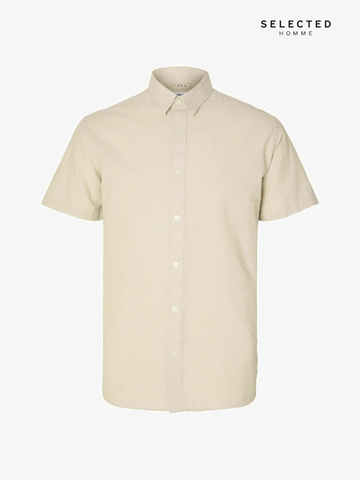 Selected Homme Men Linen Shirt
