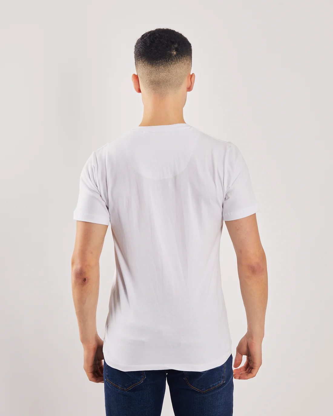 DEISEL Basic Oakley V Neck Optic White Tee