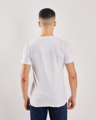 DEISEL Basic Oakley V Neck Optic White Tee