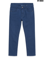 My Chicco Boys Classic Slate Blue Stretch Denim Straight-Leg Jeans