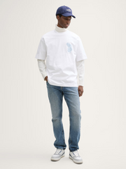 TOM TAILOR Denim Male Oversized T-shirt with back print