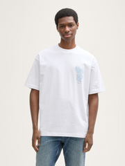 TOM TAILOR Denim Male Oversized T-shirt with back print
