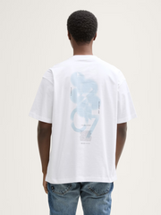 TOM TAILOR Denim Male Oversized T-shirt with back print