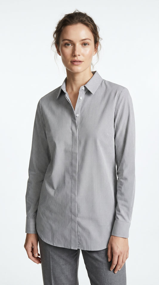 USPA WOMENS MICROCHECK SHIRT