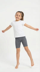 OKAIDI Girls Textured Printed shorts