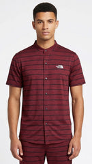TNF Mens Dri Fit Striped Performance Shirt