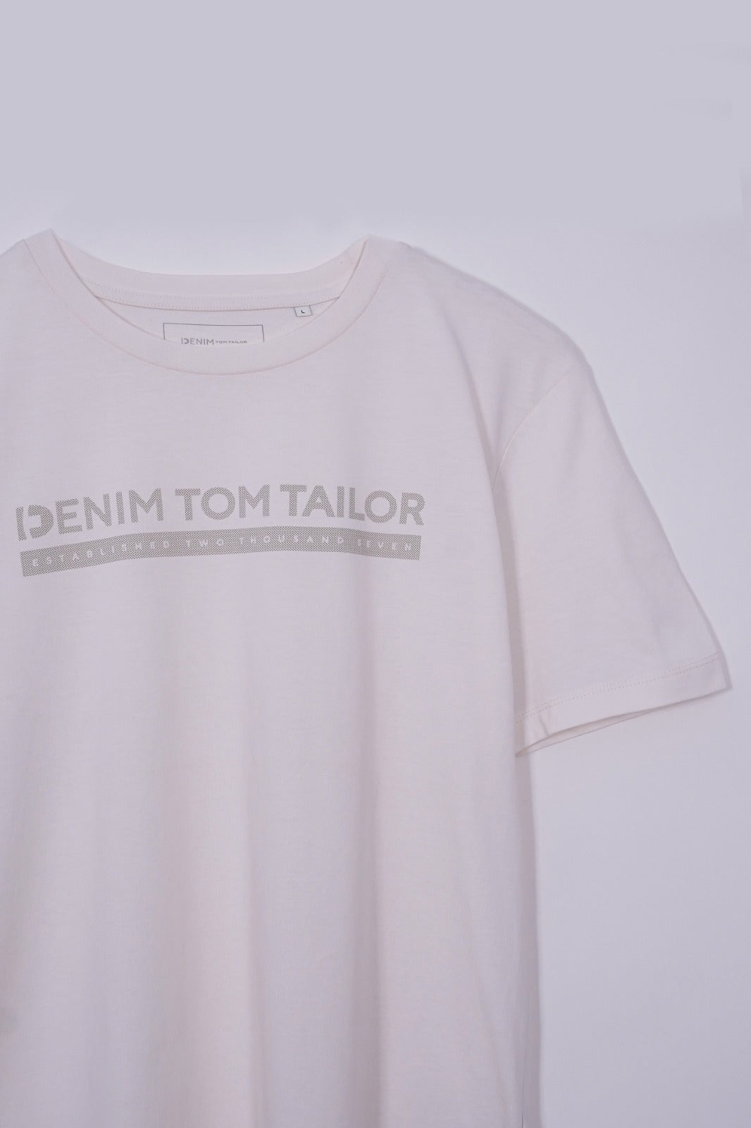 TOM TAILOR Round Neck T-Shirt With Logo