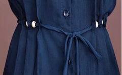 Elegant Navy Blue Two-Piece Pant Suit for Women
