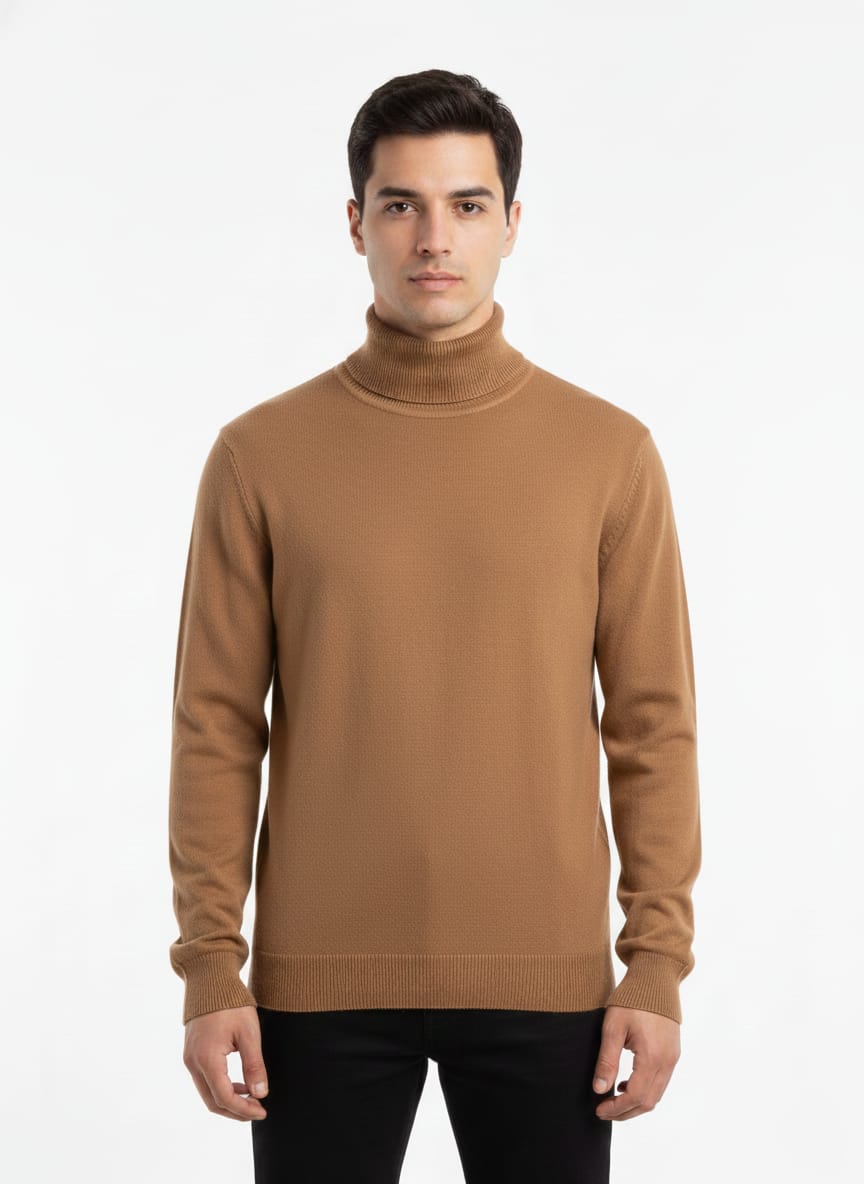 TERRANOVA MENS HIGH NECK SWEATER