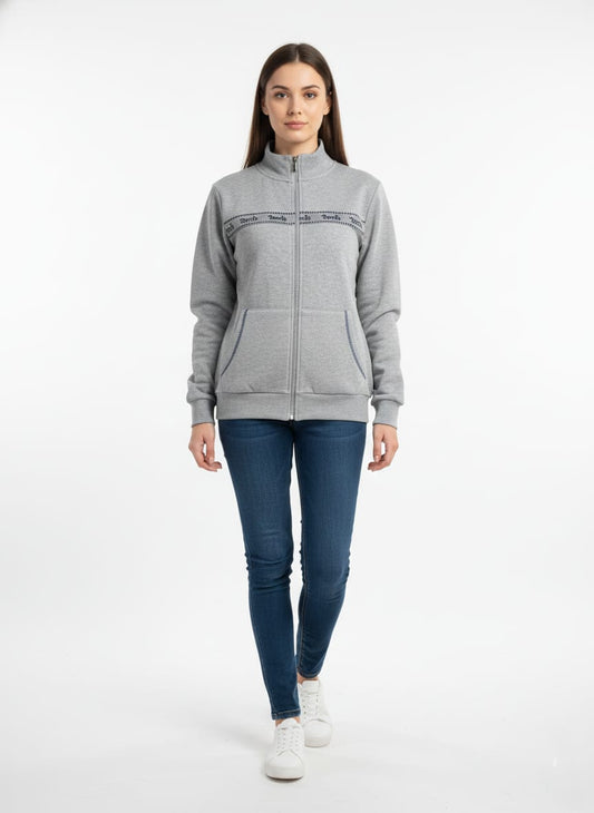 MASTROBIANCO WOMENS PARIS PRINT ZIPPER